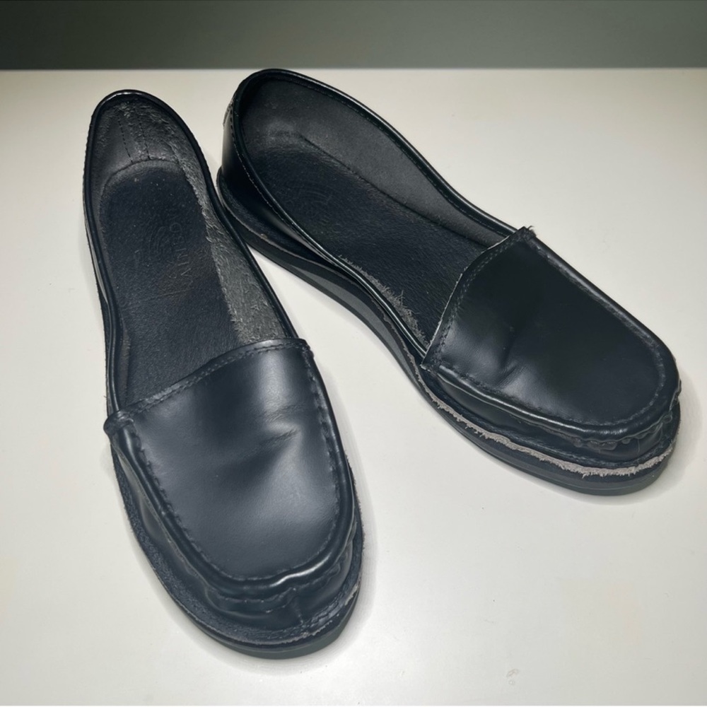 New Rainbow Sandals Comfort Classic Black Leather Loafer - Women’s Size S 6/7